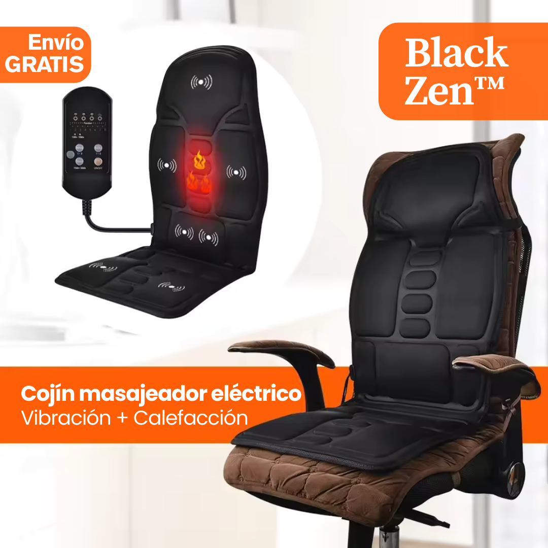 BlackZen™: El Asiento Masajeador que Aliviará la Tensión de tu Día a Día