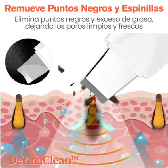 DermaClean™ La Espátula Ultrasónica que Revolucionará tu Rutina de Skincare