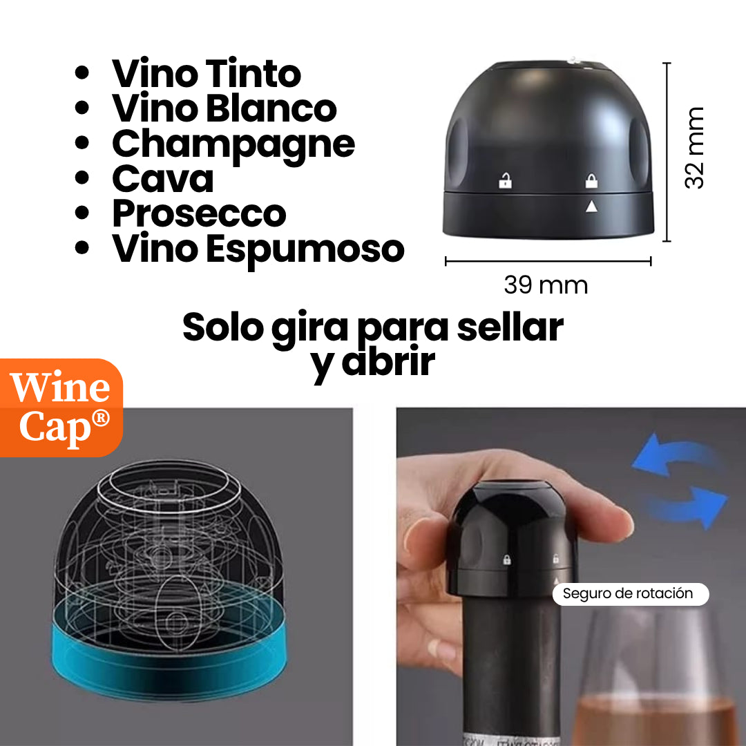 WineCap®: El secreto detrás un vino siempre fresco
