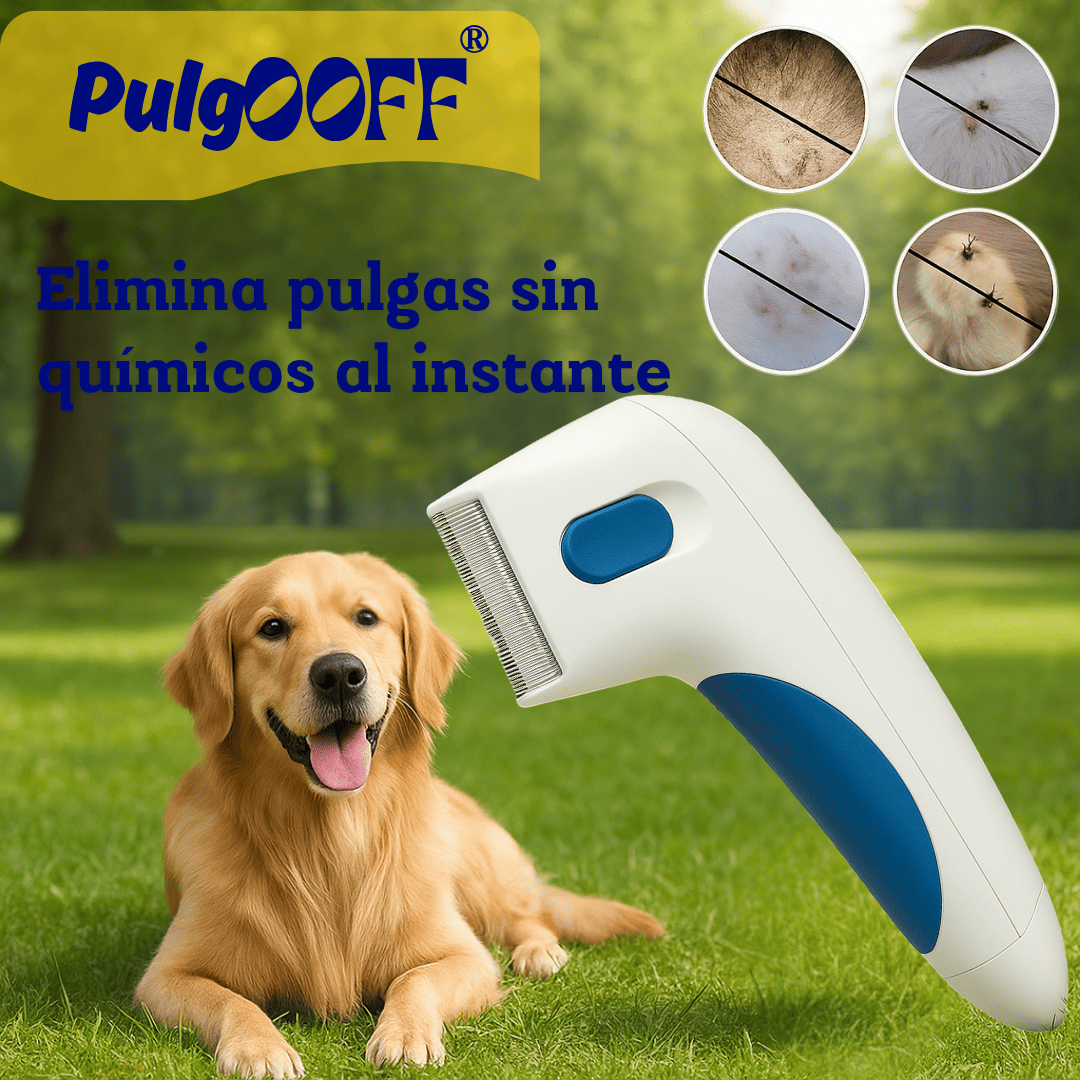 PulgOFFF®: Peine eléctrico que elimina pulgas sin químicos