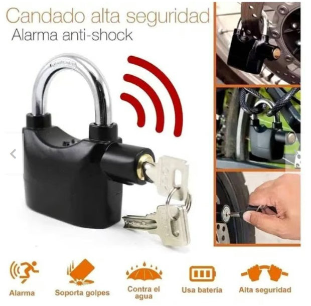Candado con alarma de alta seguridad AlarmLock®