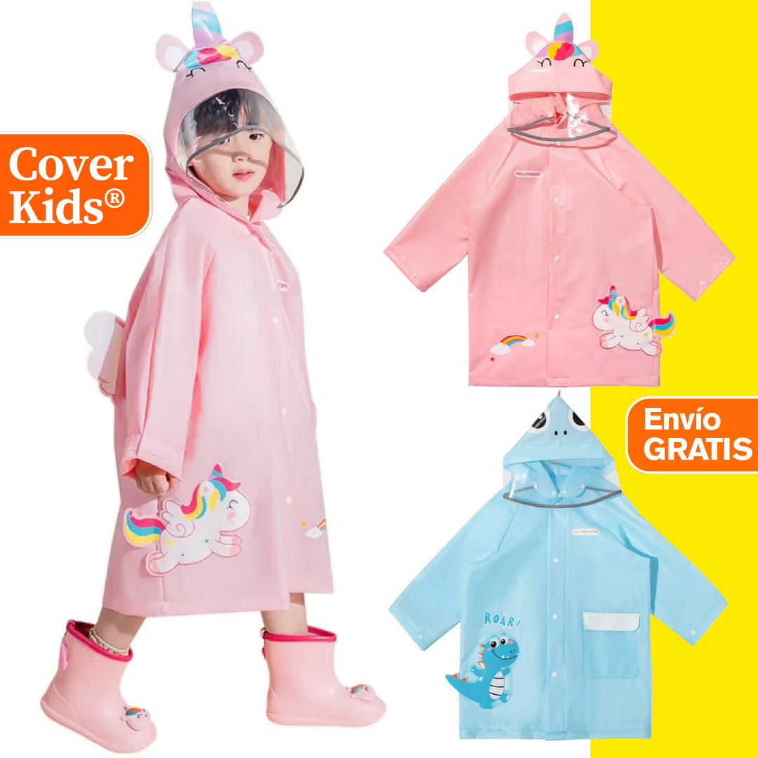 Capa de lluvia para niños con visor extendido CoveKids®
