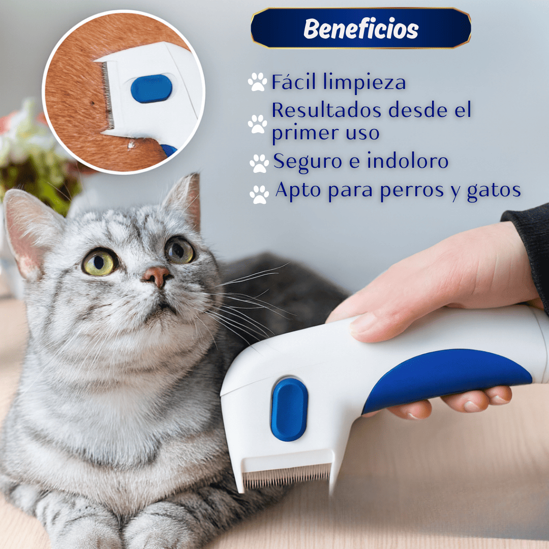 PulgOFFF®: Peine eléctrico que elimina pulgas sin químicos