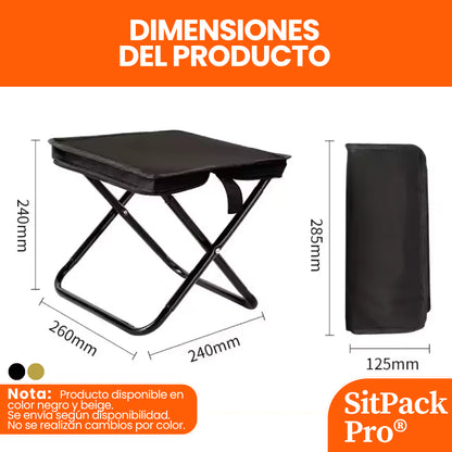 SitPack Pro®: Tu silla de bolsillo para ir a cualquier lugar