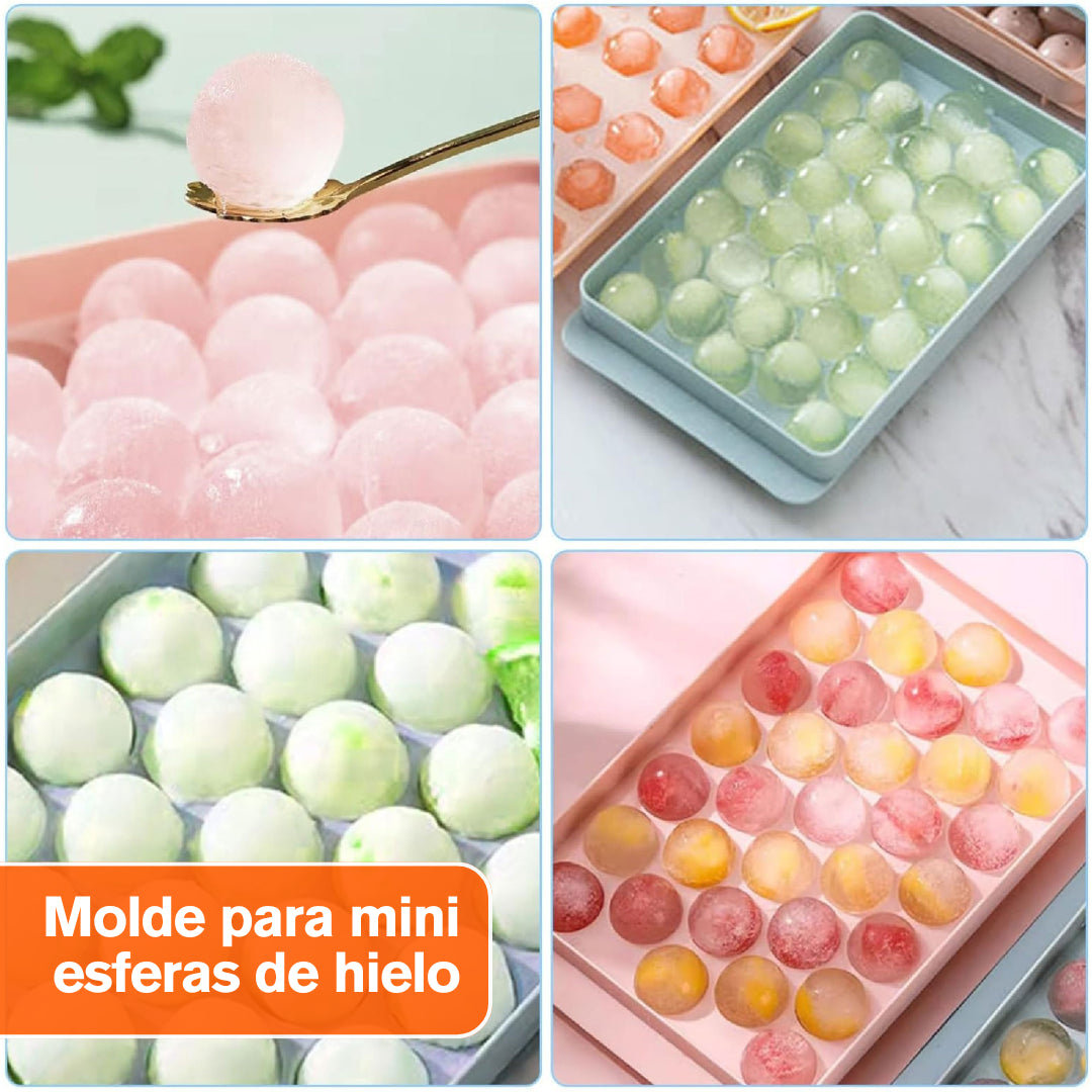 Molde Para Esferas de Hielo Mini