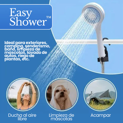 EasyShower™ Kit: Ducha portátil + Tapete antideslizante. Higiene y seguridad donde quiera que vayas