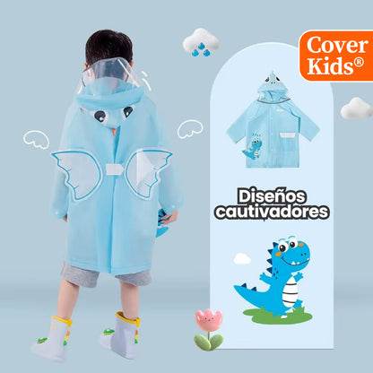 Capa de lluvia para niños con visor extendido CoveKids®