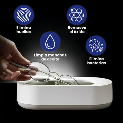 UltraCleaner Pro™: Tecnología de limpieza ultrasónica que mantiene tus lentes y accesorios como nuevos