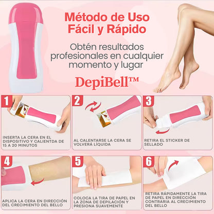 Mantén Tu Piel Tersa y Suave con DepiBell™ El Kit de Depilación que Necesitas Para Ir a Cualquier Lugar