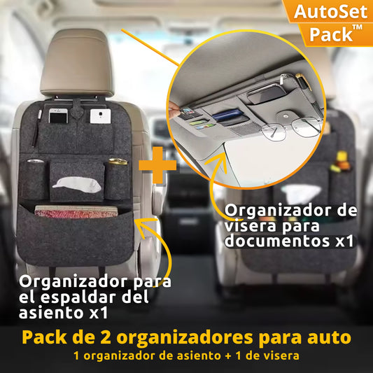 AutoSet Pack™: Mantén todo en orden y al alcance de tu mano