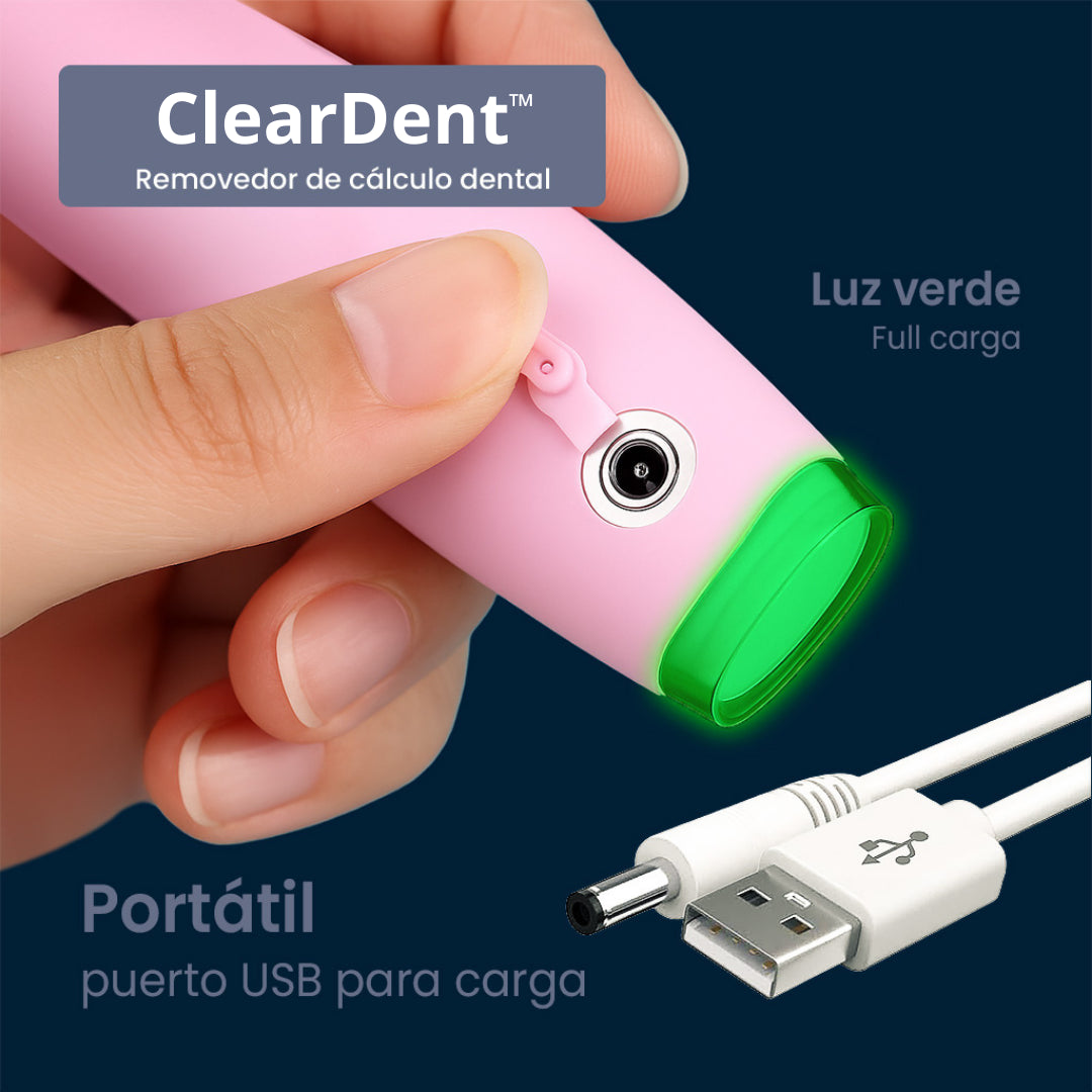 ClearDent™: Limpiador dental ultrasónico