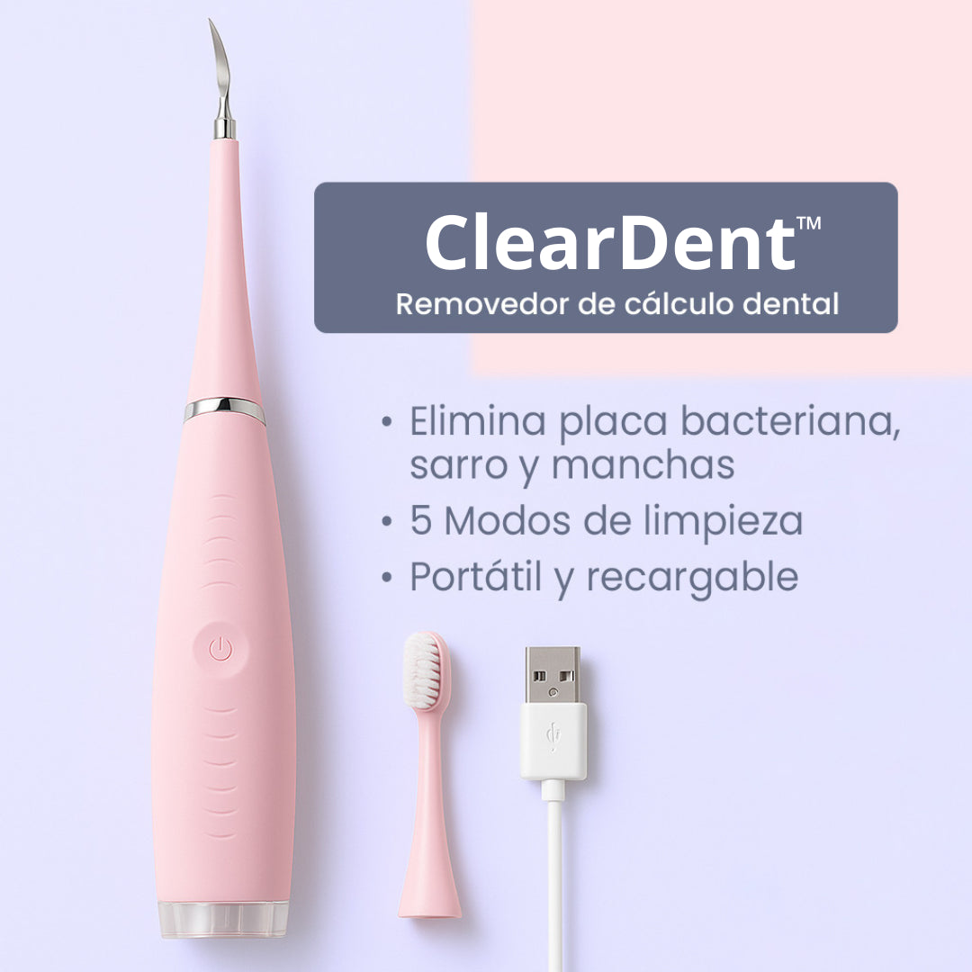 ClearDent™: Limpiador dental ultrasónico
