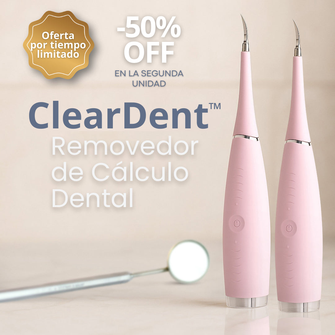 ClearDent™: Limpiador dental ultrasónico