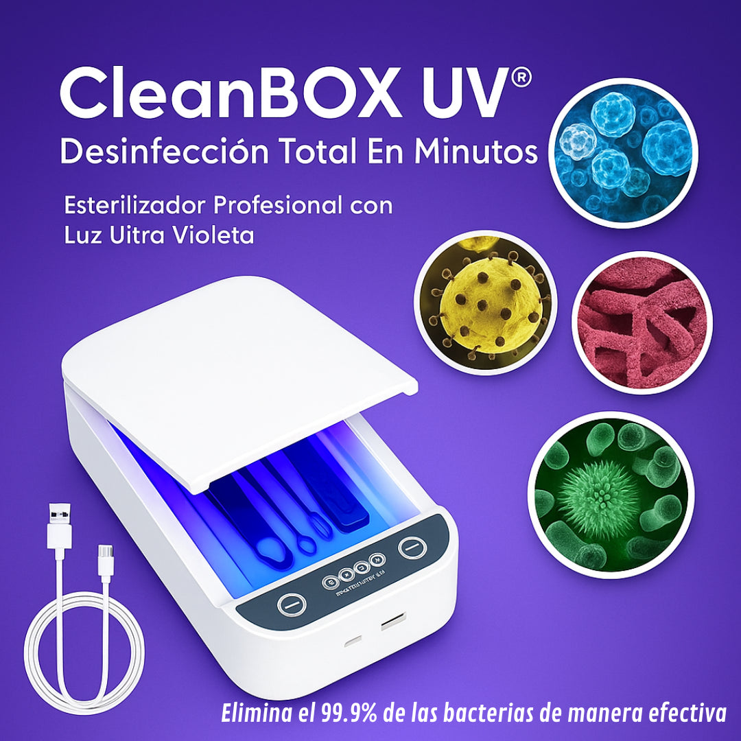 CleanBOX UV®: Higiene profesional al alcance de tu mano