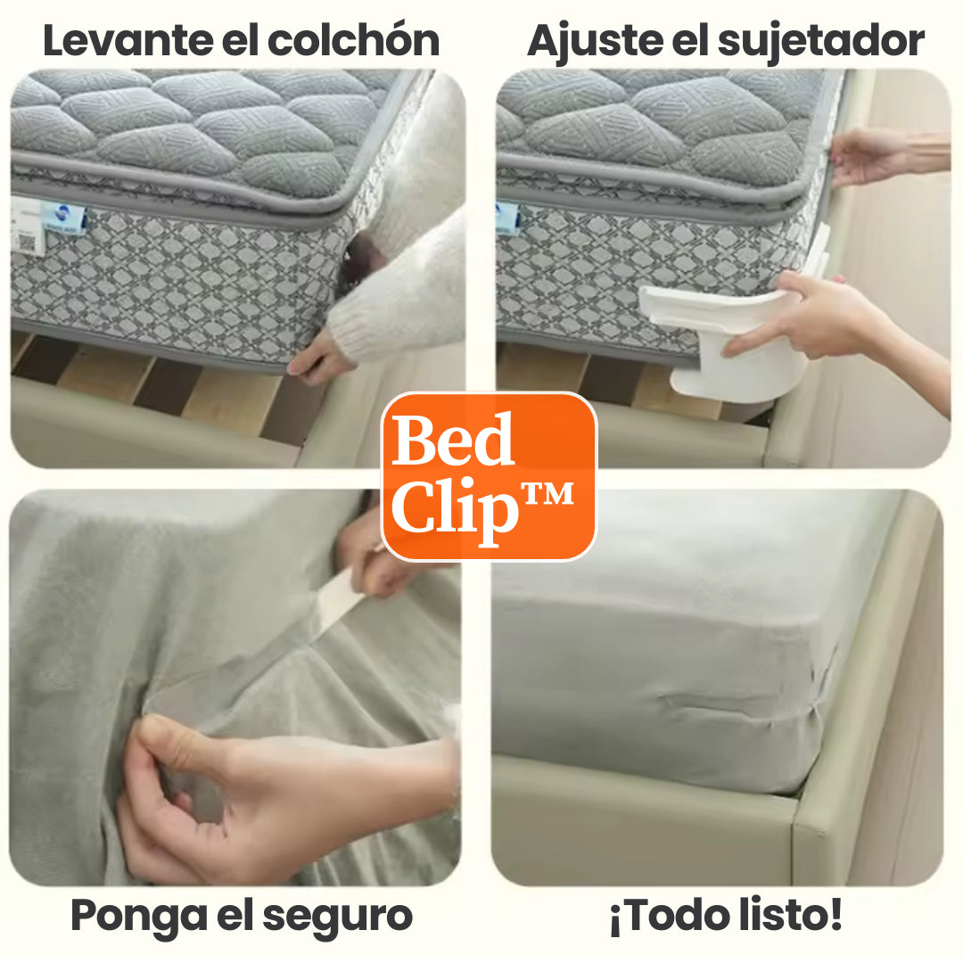 BedClip™: El sujetador de sabanas que mantiene todo en su lugar