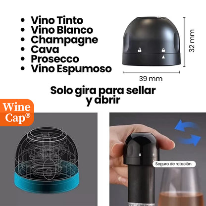 WineCap®: El secreto detrás un vino siempre fresco