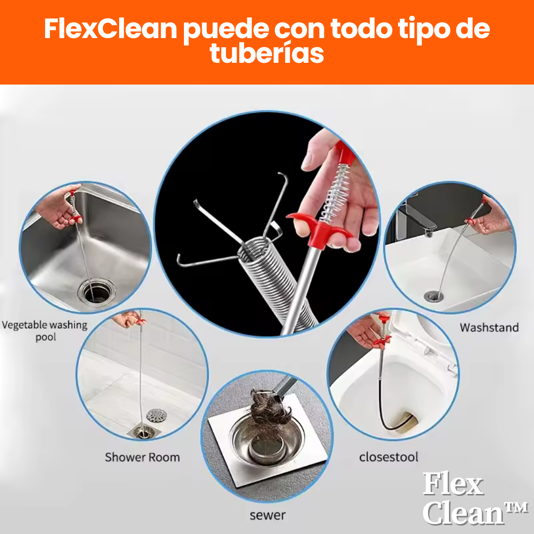 FlexClean™: La solución definitiva a las cañerías obstruidas