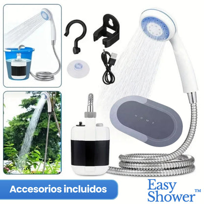 EasyShower™ Kit: Ducha portátil + Tapete antideslizante. Higiene y seguridad donde quiera que vayas