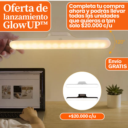 GlowUp™: Barra de luz táctil con brillo ajustable