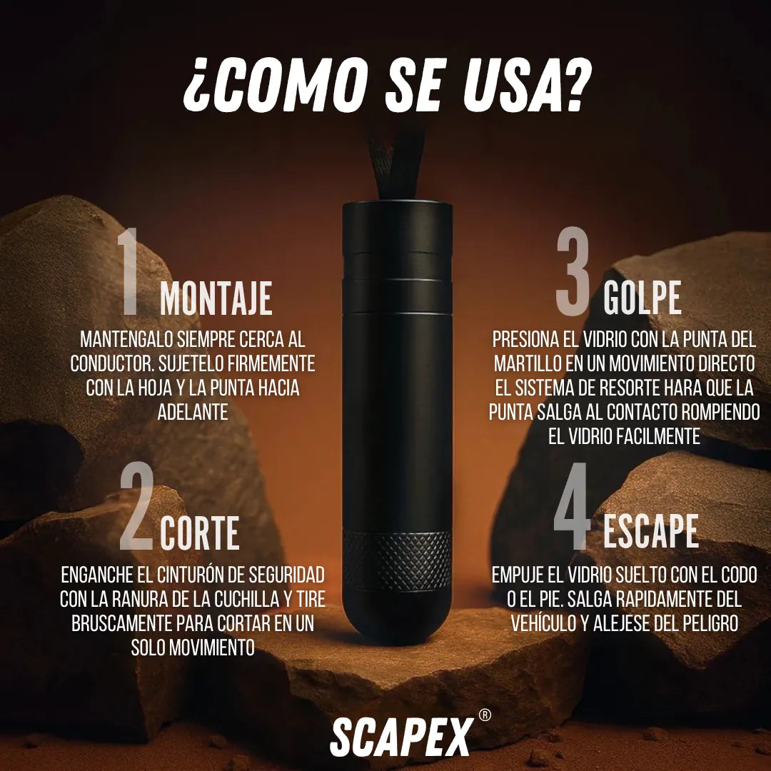 ScapeX: Tu seguro de vida en carretera