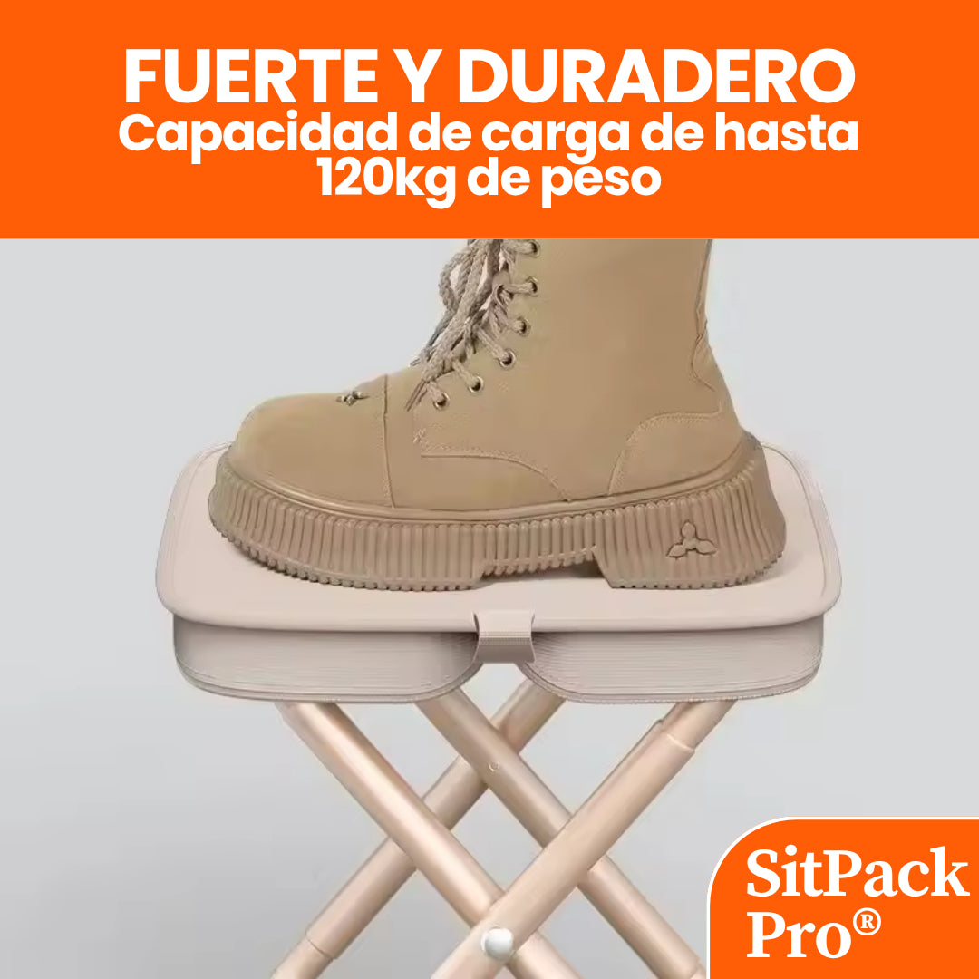 SitPack Pro®: Tu silla de bolsillo para ir a cualquier lugar