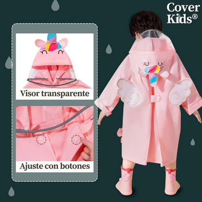 Capa de lluvia para niños con visor extendido CoveKids®