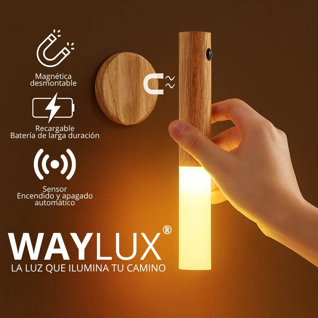 WayLux®: La lampara magnética que va contigo a todas partes