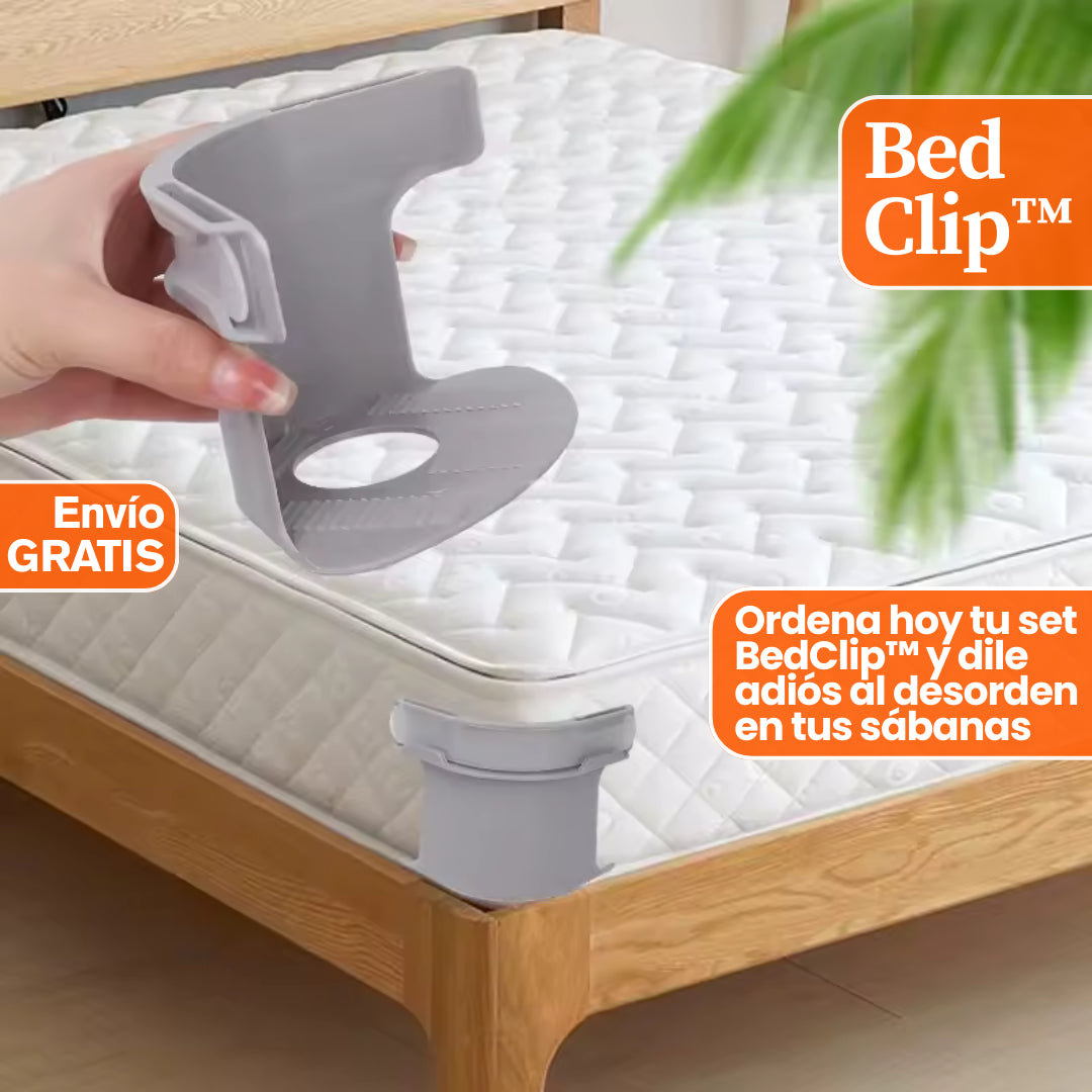 BedClip™: El sujetador de sabanas que mantiene todo en su lugar