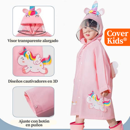 Capa de lluvia para niños con visor extendido CoveKids®