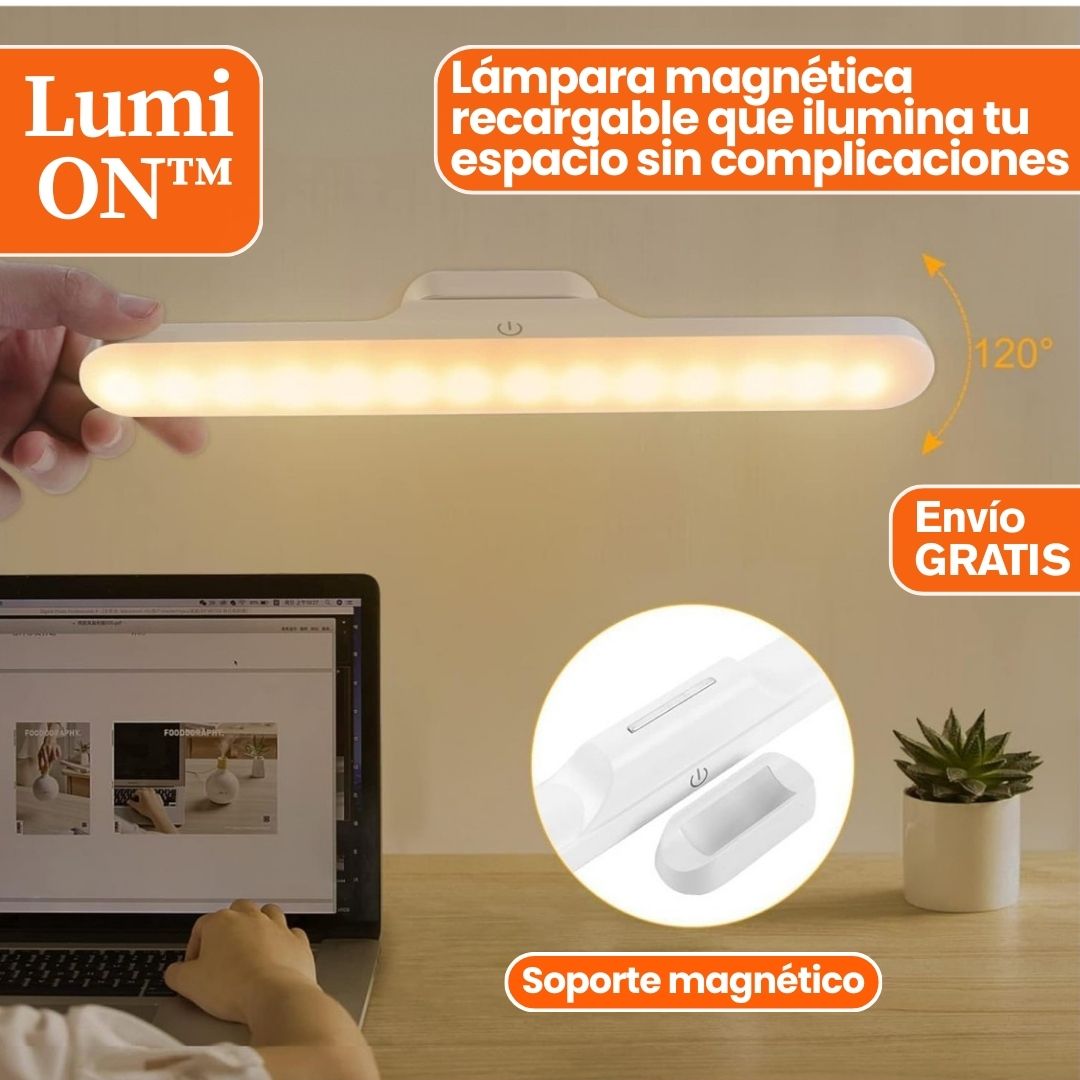 LumiON™: Barra de luz táctil con brillo ajustable