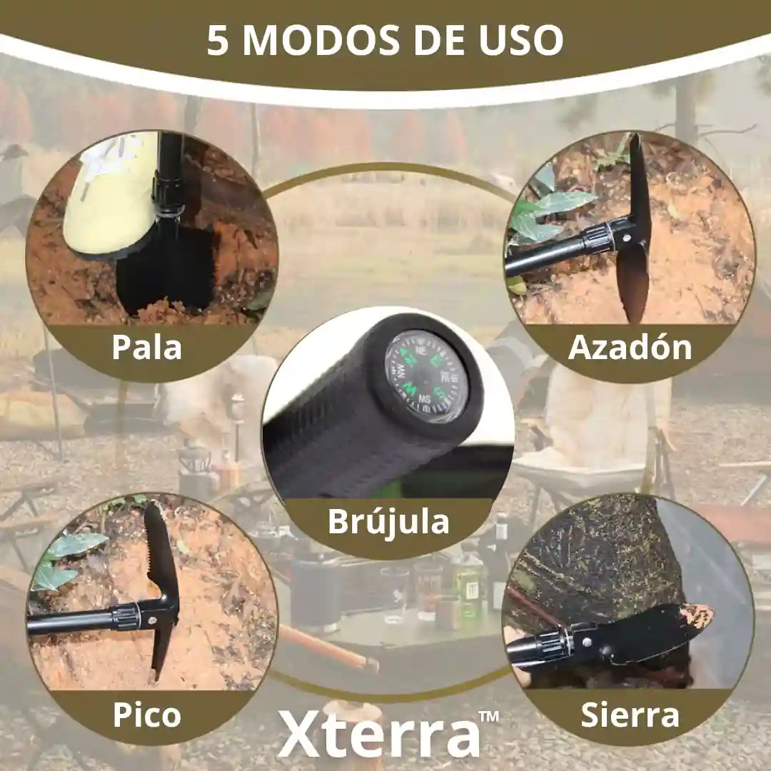 Xterra™: Pala táctica multi herramienta lista para cualquier desafío