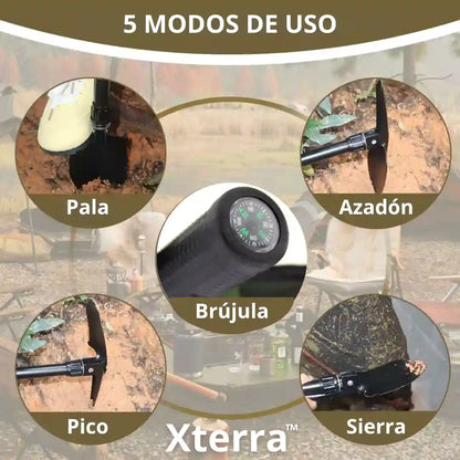 Xterra™: Pala táctica multi herramienta lista para cualquier desafío