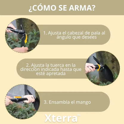 Xterra™: Pala táctica multi herramienta lista para cualquier desafío