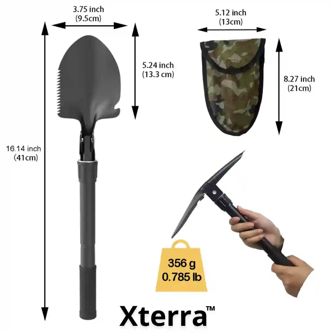 Xterra™: Pala táctica multi herramienta lista para cualquier desafío