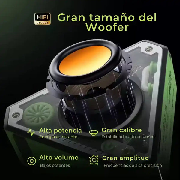 Altavoz Bluetooth Portátil Triangular