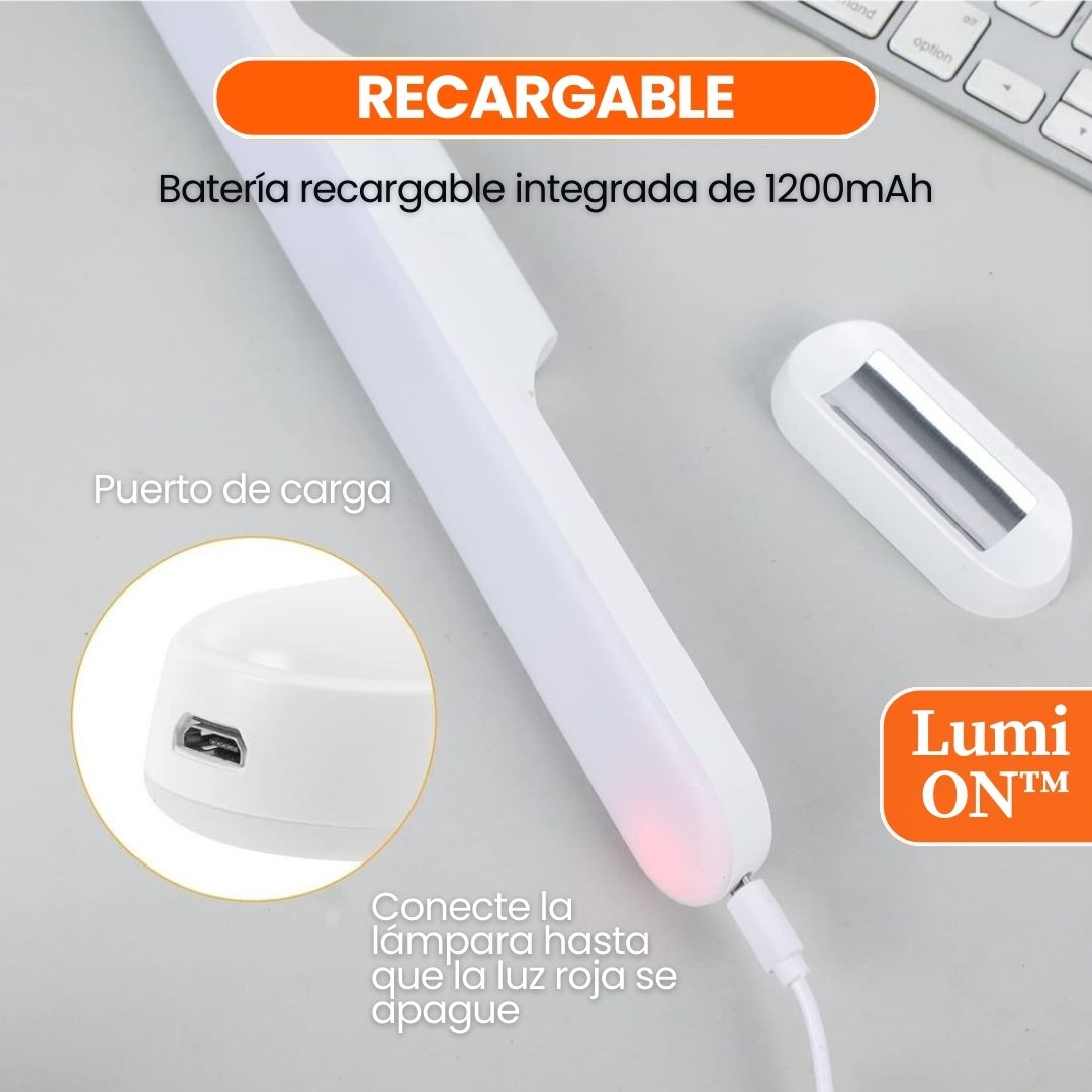 LumiON™: Barra de luz táctil con brillo ajustable