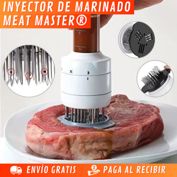 Inyector de marinado y ablandador de carnes MeatMaster® + ebook de regalo