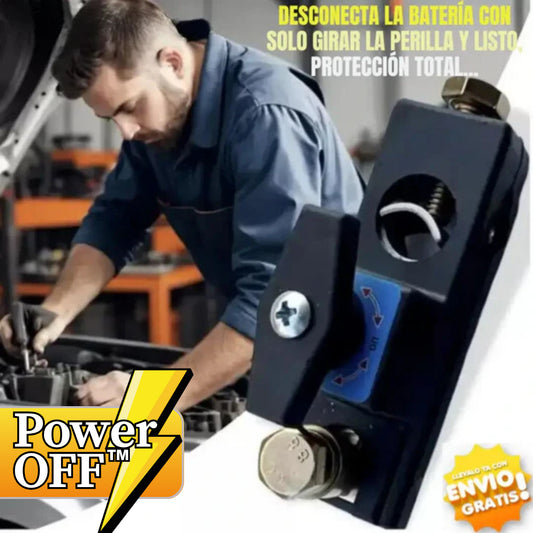 PowerOFF™: Interruptor para batería de auto