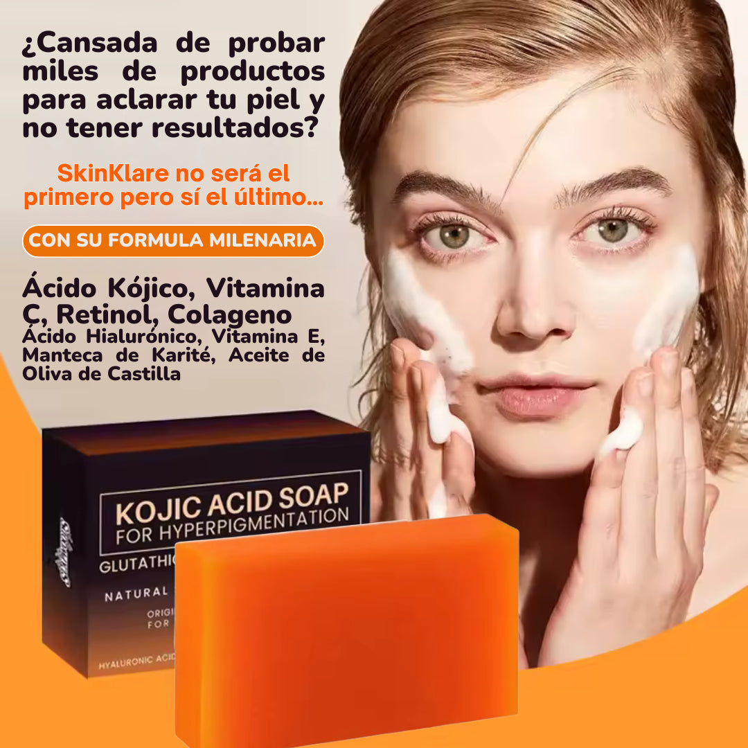 Descubre el secreto oriental milenario para aclarar la piel: Jabón de Ácido Kójico SkinKlare®🇯🇵
