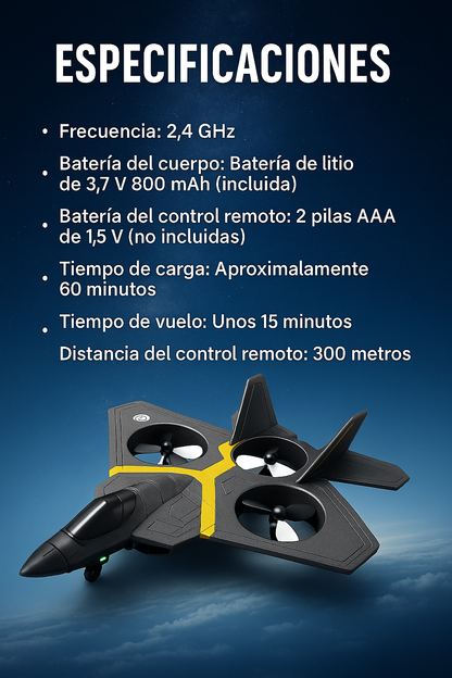 Avión Táctico RC-373: Diversión Garantizada