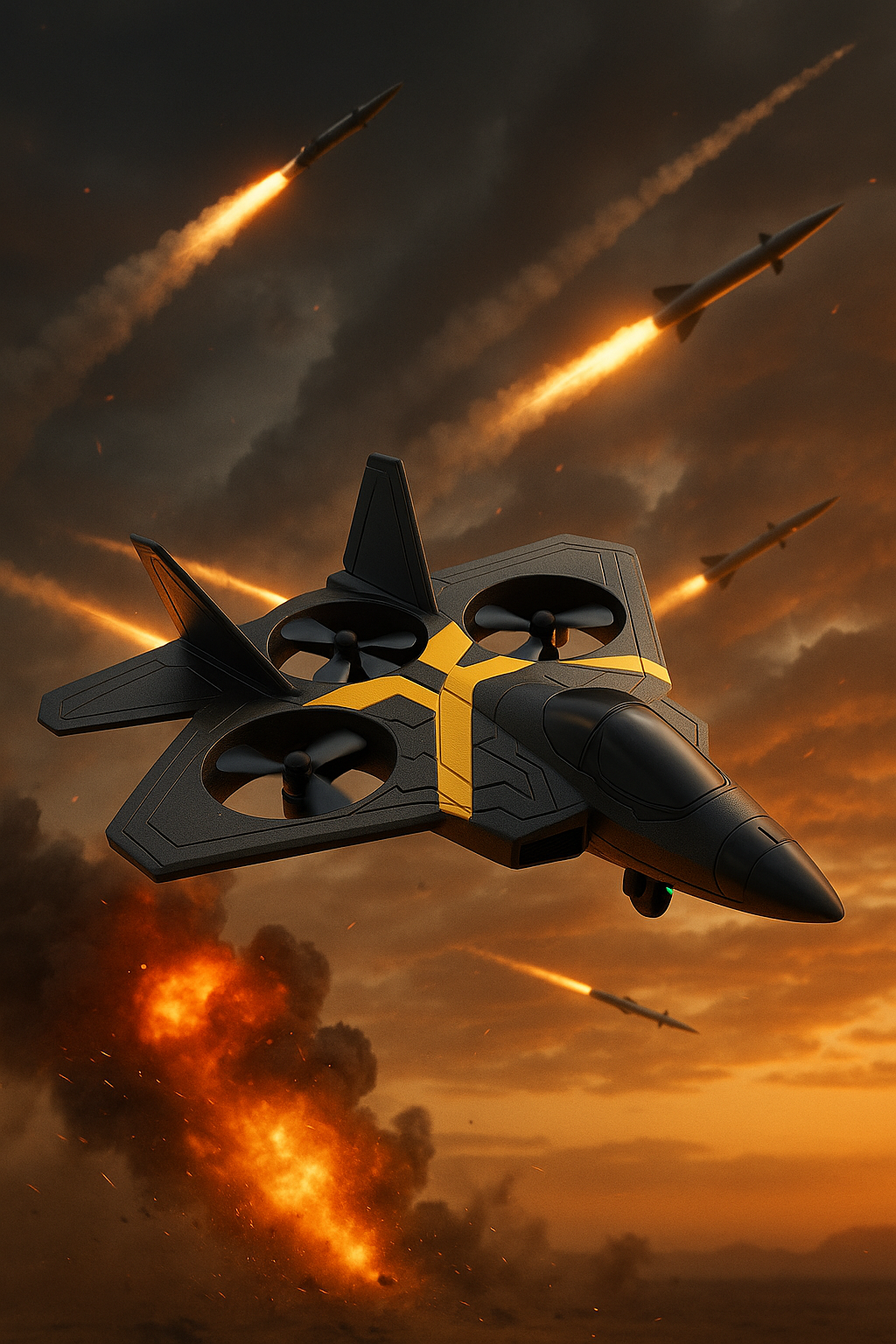 Avión Táctico RC-373: Diversión Garantizada