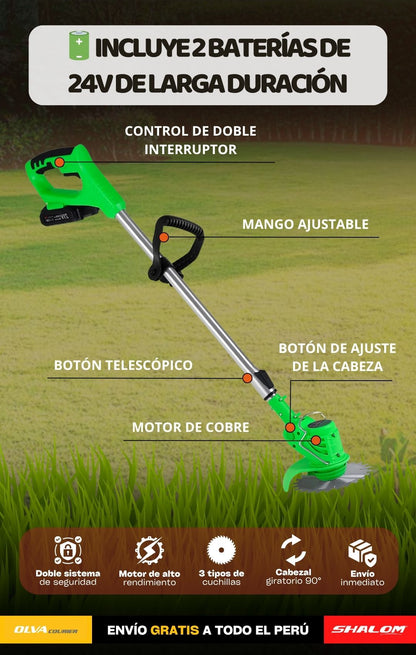 GreenMax: Cortadora Inalámbrica Alemana