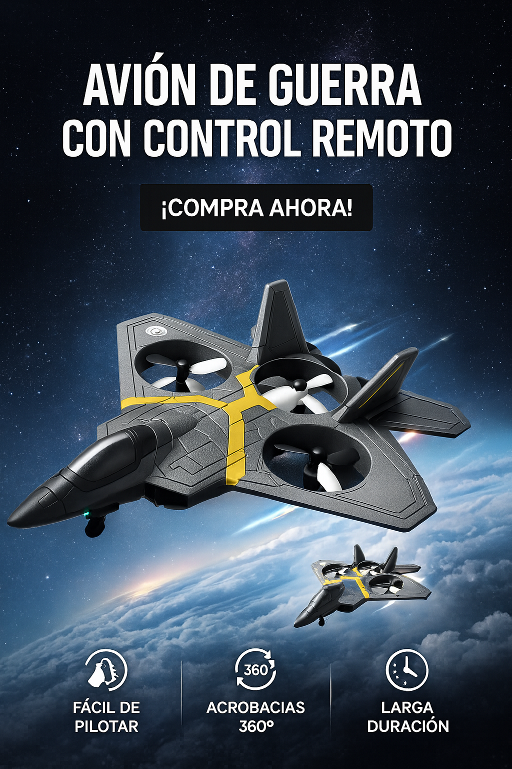 Avión Táctico RC-373: Diversión Garantizada