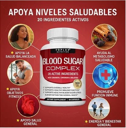 BLOOD SUGAR COMPLEX: Máximo Equilibrio de Glucosa