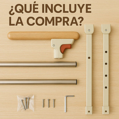 SafetyBed: Baranda Segura Plegable para Cama