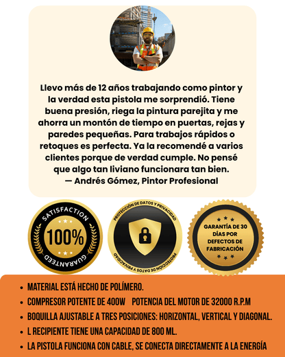 PaintFlu: Pistola Paint Elite PRO Rápida