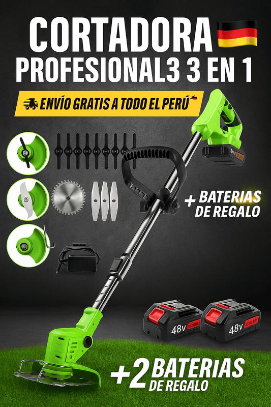 GreenMax: Cortadora Inalámbrica Alemana