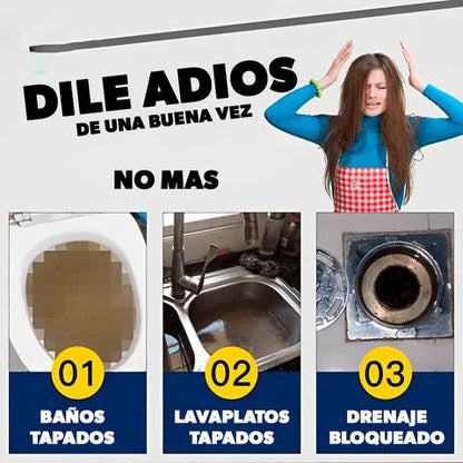 TotalClean: Tornado Desatascador Potente Fácil Hogar Instantáneo